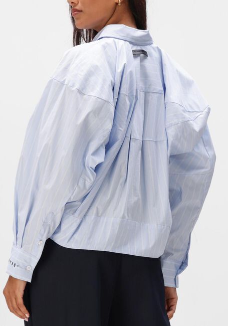 Blauwe HAUTE L'AMITI&Eacute; Blouses SOPHIE STRIPE SHIRT - large