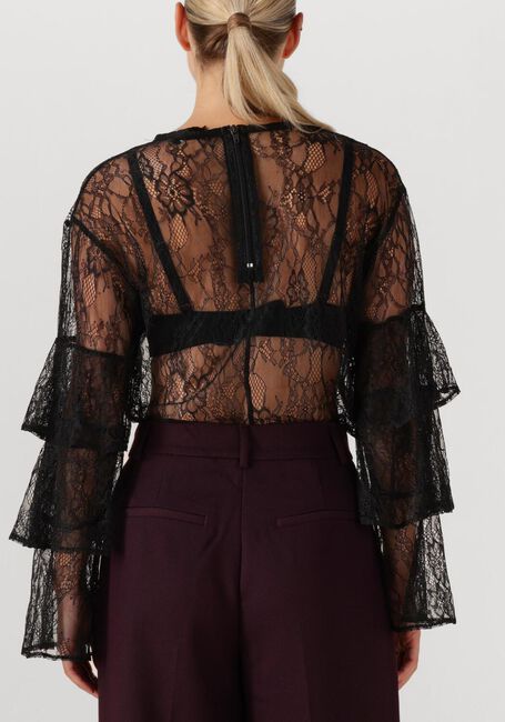 Zwarte ALIX THE LABEL Blouses RUFFLE LACE TOP - large