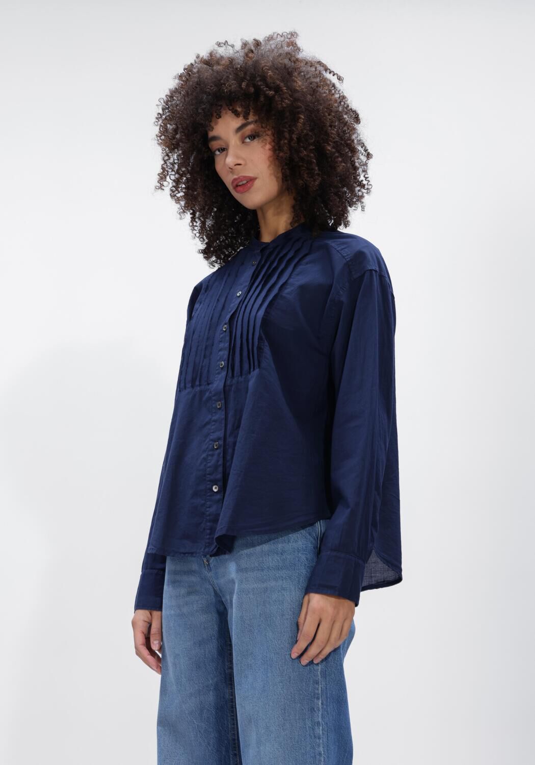 Donkerblauwe XIRENA Blouses MIRANDA SHIRT - large