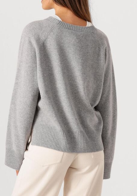 Lichtgrijze CLOSED Trui V NECK CARDIGAN - large