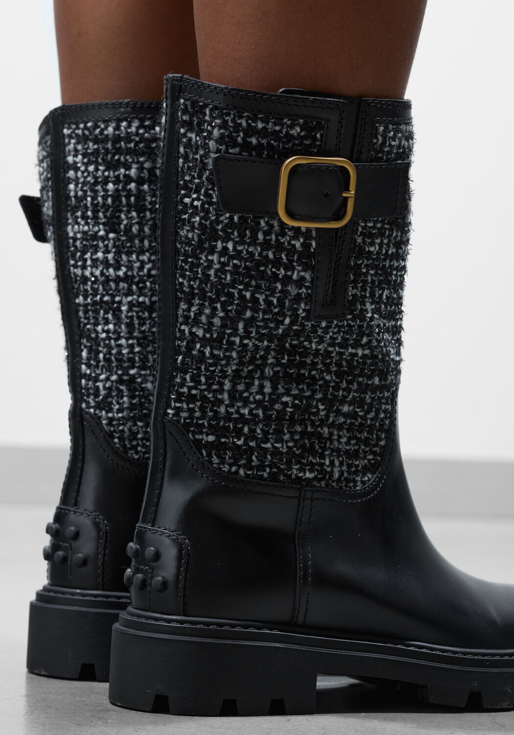 Zwarte TOD'S Enkellaarsjes XXW08J0HN20SK - large