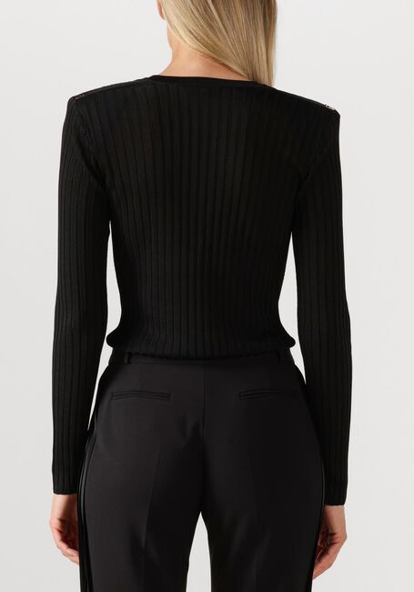 Zwarte ELISABETTA FRANCHI Trui KNITTED SWEATER - large