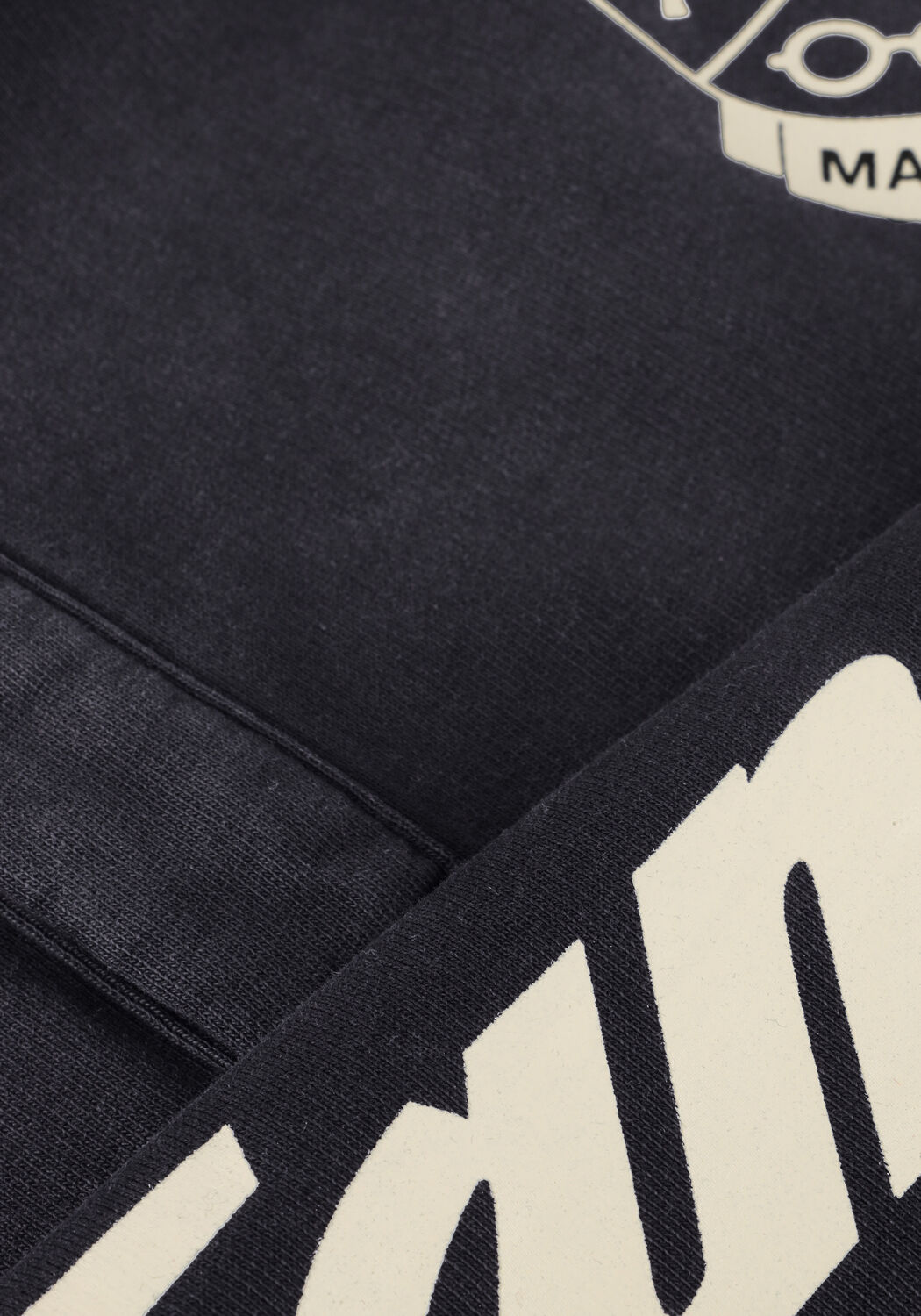 Zwarte HOPEIUM Sweater FOOTBALL POLO SWEAT - large