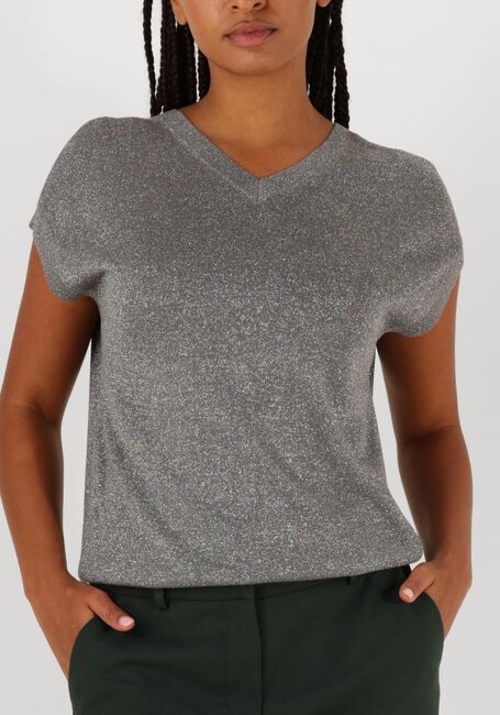 Zilveren BEAUMONT T-shirt DION PULLOVER - large