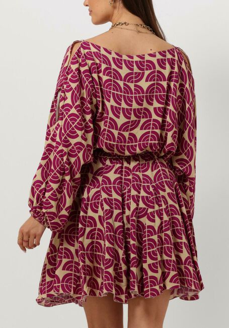 Paarse AMAYA AMSTERDAM Mini jurk CATE DRESS - large