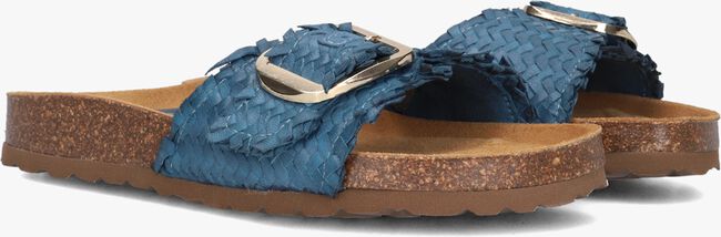 Blauwe STEFANO LAURAN Slippers BIO GEVLOCHTEN 1 BAND SLIPPER MET GESP Blauwe STEFANO LAURAN Slippers BIO GEVLOCHTEN 1 BAND SLIPPER MET GESP - large