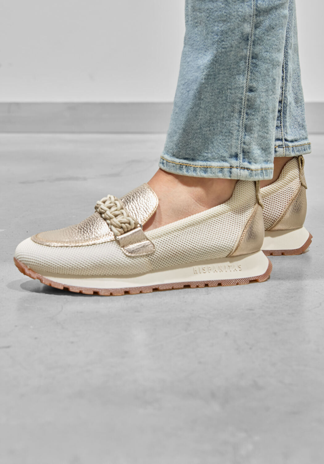 Gouden HISPANITAS Lage sneakers HV253948 - large