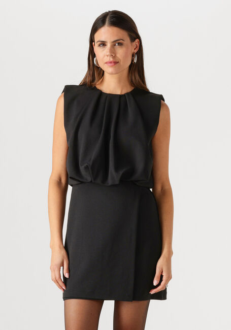 Zwarte CO'COUTURE Mini jurk FALCONCC PLEAT MINI DRESS - large