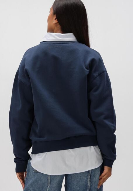 Donkerblauwe ANINE BING Truien/vesten TRENTON SWEATSHIRT BING- WASHED NAVY - large