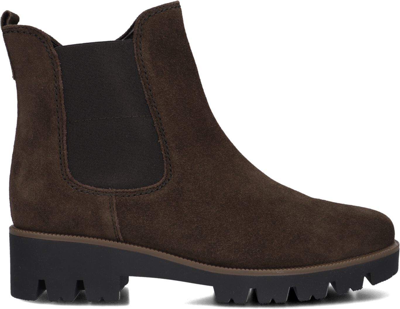 Gabor Chelsea Boots Dames 051, Maat: 37, Materiaal: Suède, Kleur: Bruin