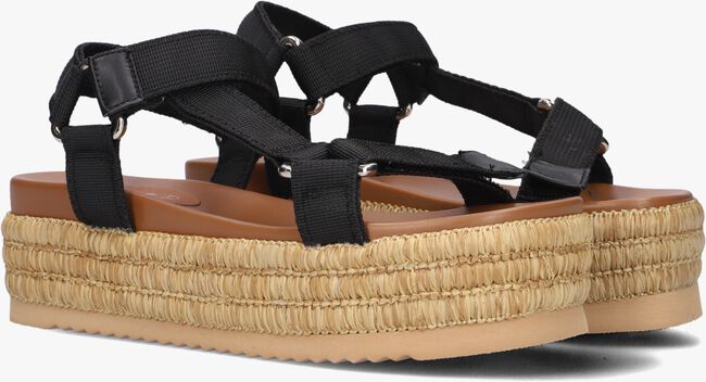 Zwarte BLASZ Platte sandalen CLS14351 Zwarte BLASZ Platte sandalen CLS14351 - large