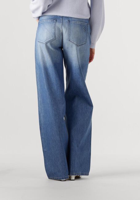 Lichtblauwe DANTE6 Straight leg jeans NUIT COATED WIDE LEG JEANS - large