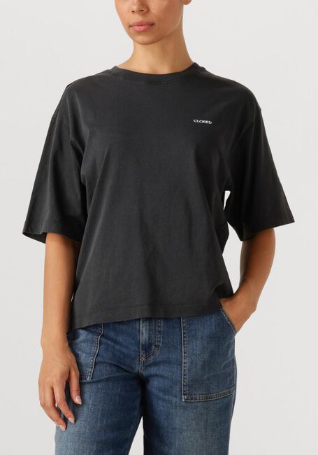 Zwarte CLOSED T-shirt RELAXED T-SHIRT - large