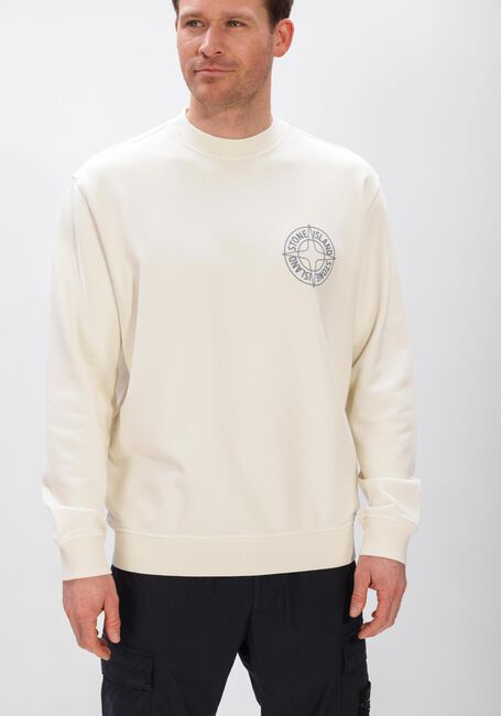 Ecru STONE ISLAND Sweater SWEATSHIRT S0283 - large