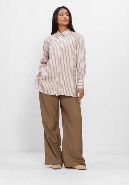 Bruine BRUUNS BAZAAR Wijde broek WATERLILYBBVALA PANTS - large