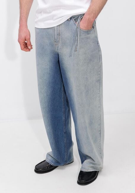 Lichtblauwe NEW AMSTERDAM SURF ASSOCIATION Wijde broek 40A DENIM LIGHT BLUE WASH - large