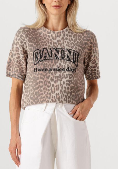 Bruine GANNI T-shirt K2500 - large