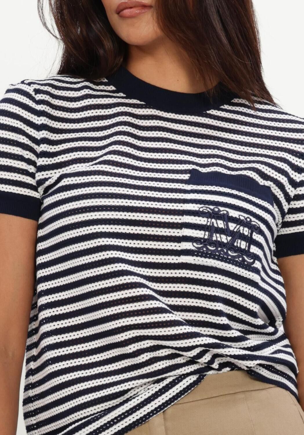 Donkerblauwe MAX MARA Top MXMDRAGO - large