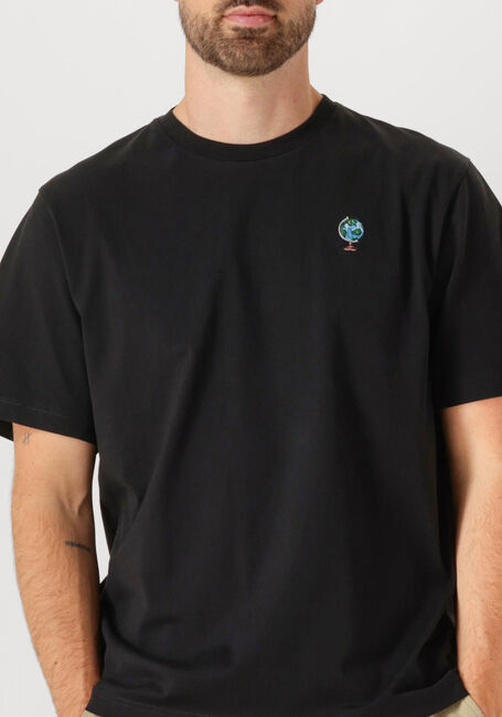 Zwarte FORÉT T-shirt GLOBUS T-SHIRT - large