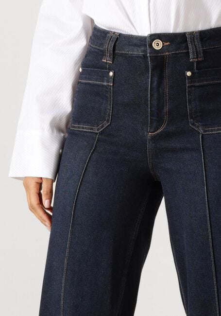Donkerblauwe MOS MOSH Wide jeans MMCOLETTE LYON JEANS - large