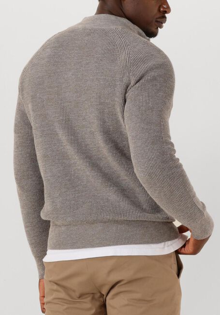 Taupe GENTILUOMO Trui TURTLE ZIP - large