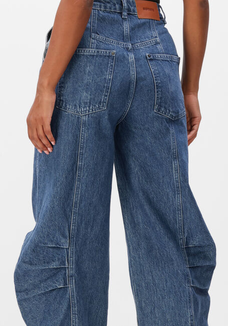 Donkerblauwe ROTATE Broeken DENIM CARGO PANTS - large