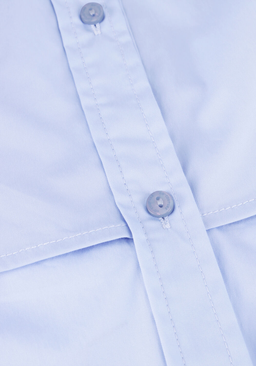 Blauwe CO'COUTURE Blouses SANDY DOUBLE LAYER SHIRT - large