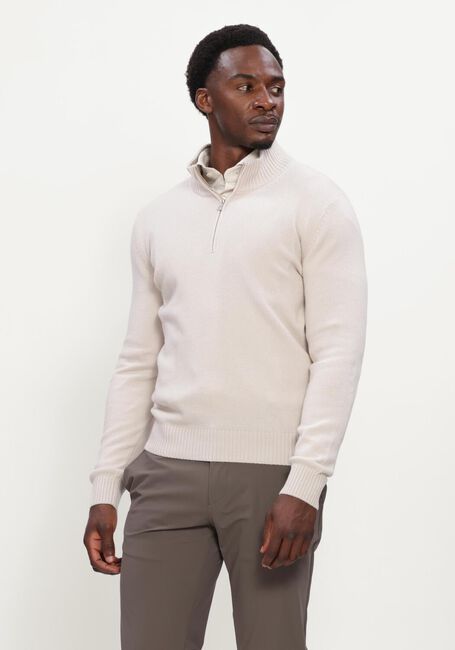 Beige GRAN SASSO Trui MOCK ZIP - large