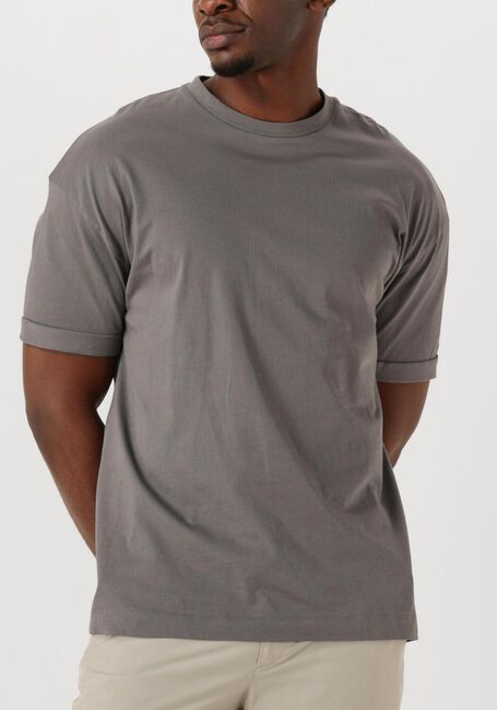 Grijze DRYKORN T-shirt THILO 520198 - large