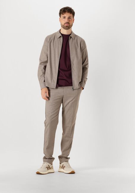 Beige VALENZA Pantalon COMBAT WOOL TAPERED TROUSERS - large