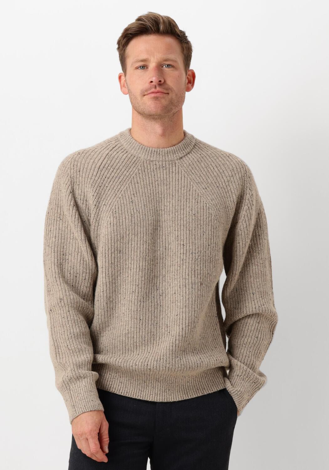 Drykorn Trui Heren Rippley, Maat: XL, Kleur: Beige afbeelding 1