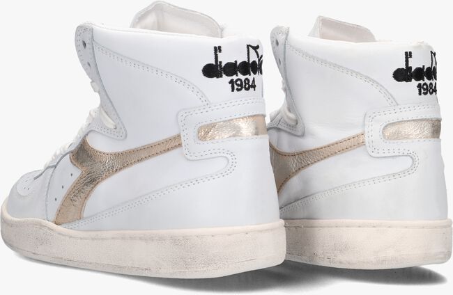 Gouden DIADORA Hoge sneakers MI BASKET USED Z Assem