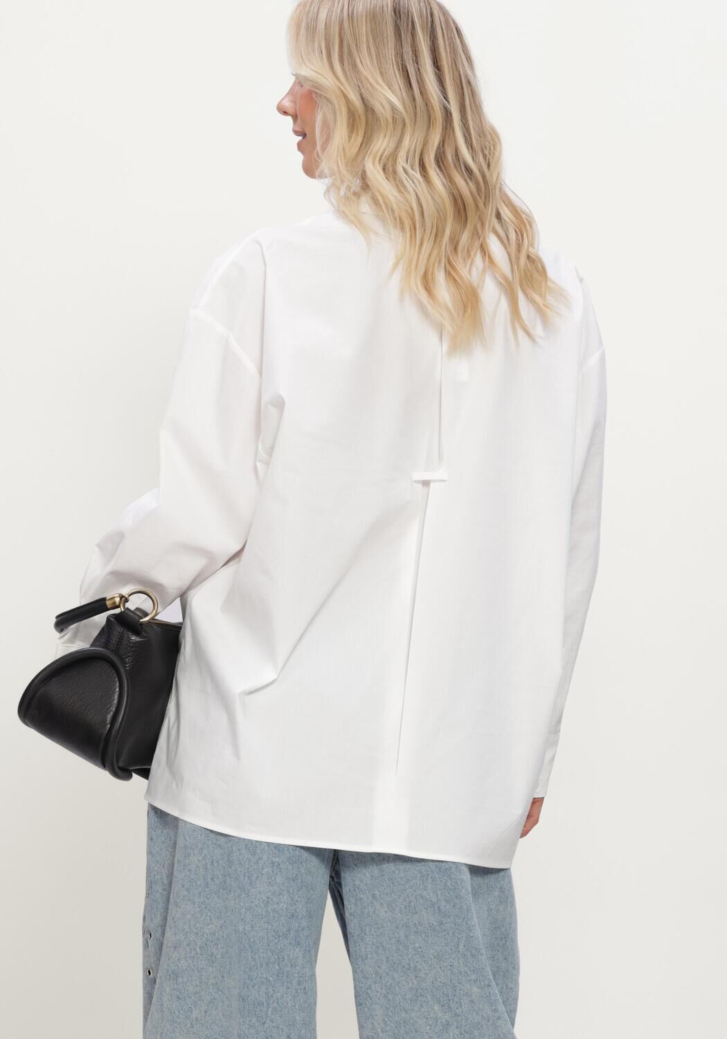 Witte ALIX THE LABEL Blouses LADIES WOVEN OVERSIZED BLOUSE - large