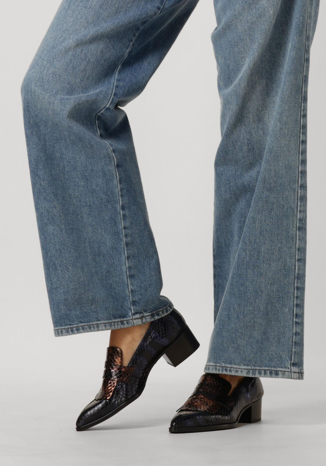 Blauwe PERTINI Instappers 32542 - large