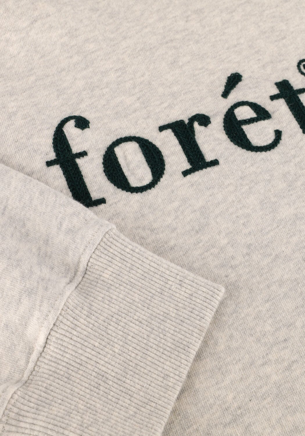 Lichtgrijze FOR&Eacute;T Sweater BOAT SWEATSHIRT - large