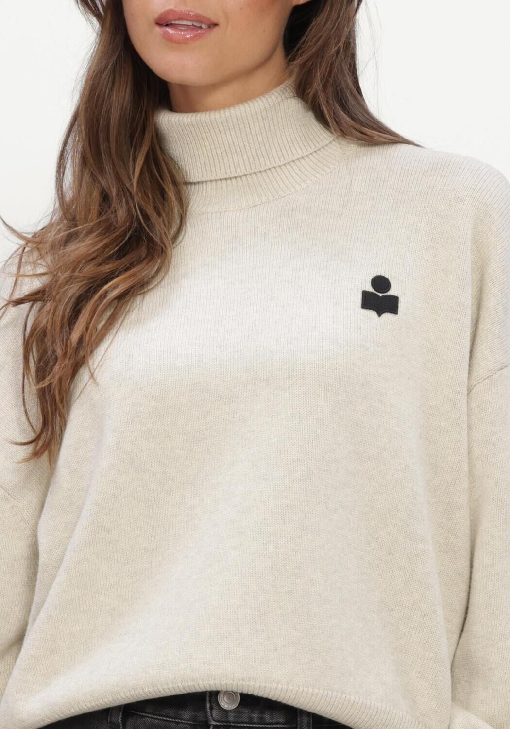 Lichtgrijze ISABEL MARANT Trui NASHA PULLOVER - large