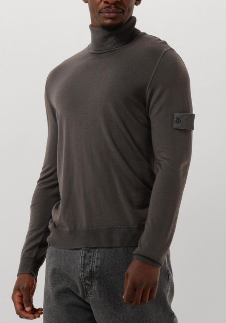 Donkergrijze STONE ISLAND Trui T NECK - large
