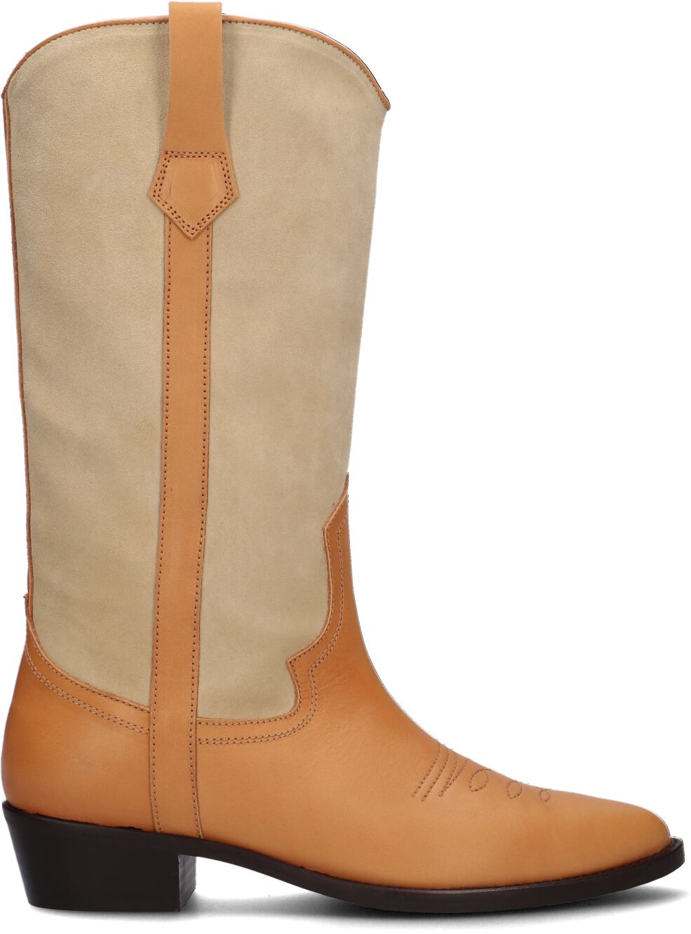 Toral Cowboylaarzen Dames 12827, Maat: 38, Materiaal: Suède, Kleur: Camel