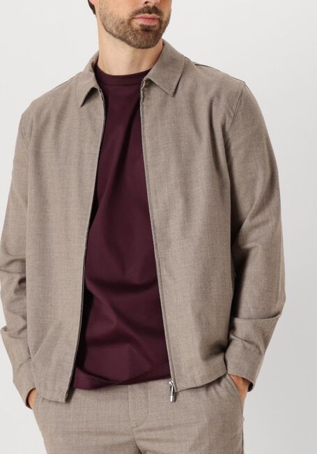 Beige VALENZA Overshirts COMBAT WOOL OVERSHIRT - large