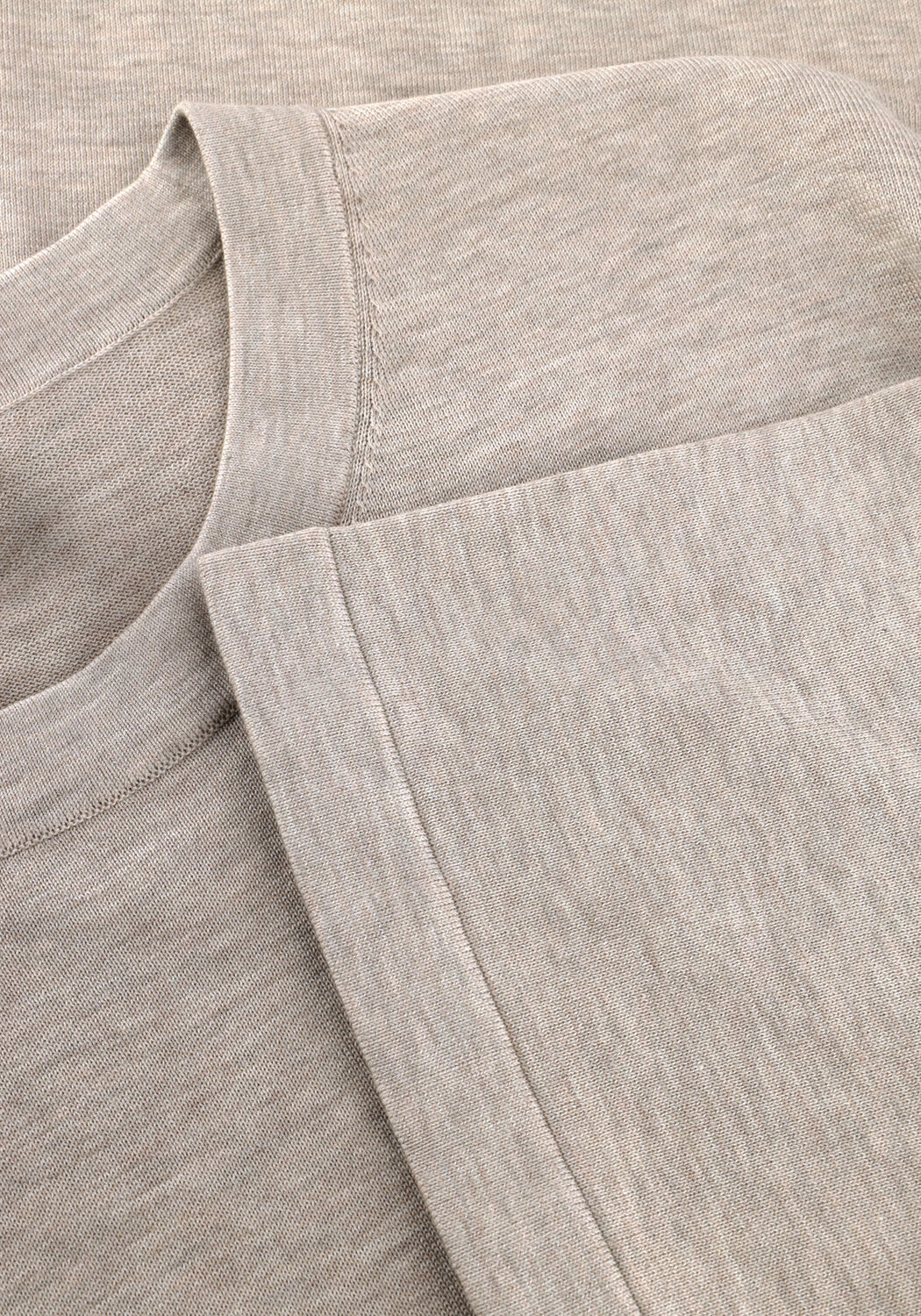 Beige PROFUOMO T-shirt T-SHIRT CREW NECK SS AERO EASE - large