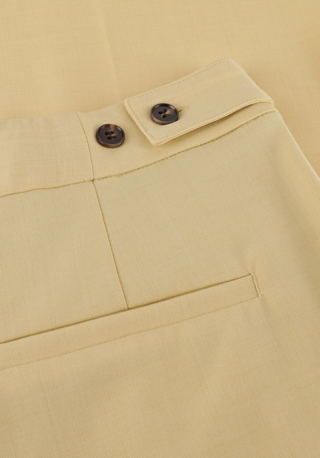 Butter yellow CO'COUTURE Wijde broek NILANCC PLEAT LLPANT - large