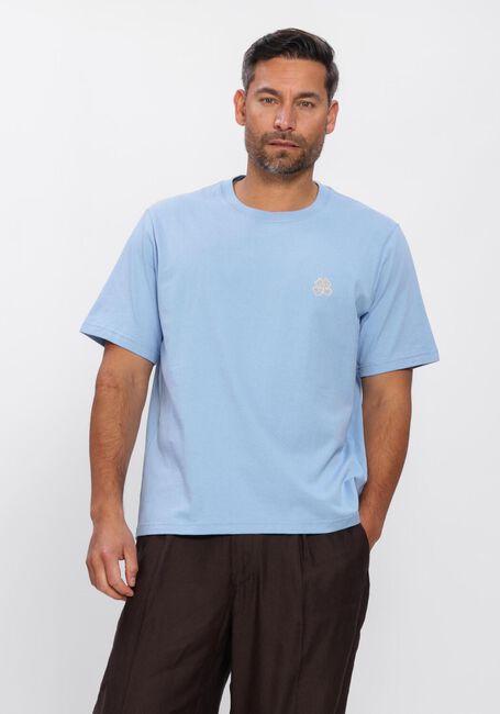 Lichtblauwe NN.07 T-shirt JETT SS EMBRO 30026 - large