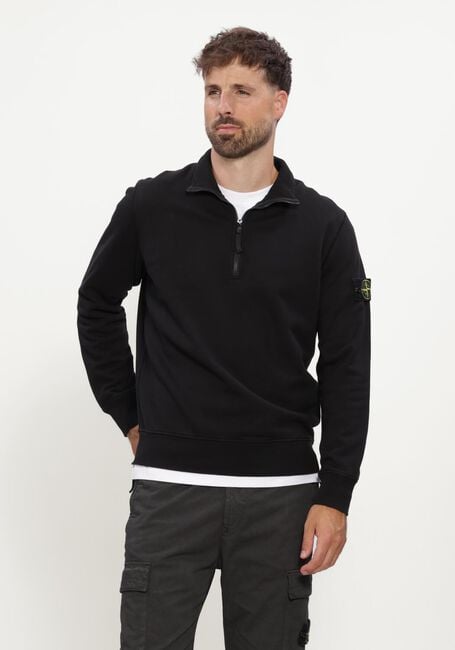 Zwarte STONE ISLAND Trui LS POLO S0051 - large