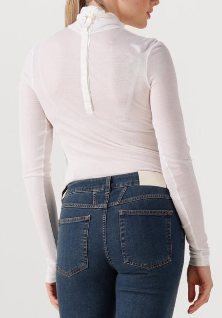 Witte CLOSED Top HIGH NECK LONGSLEEVE - large