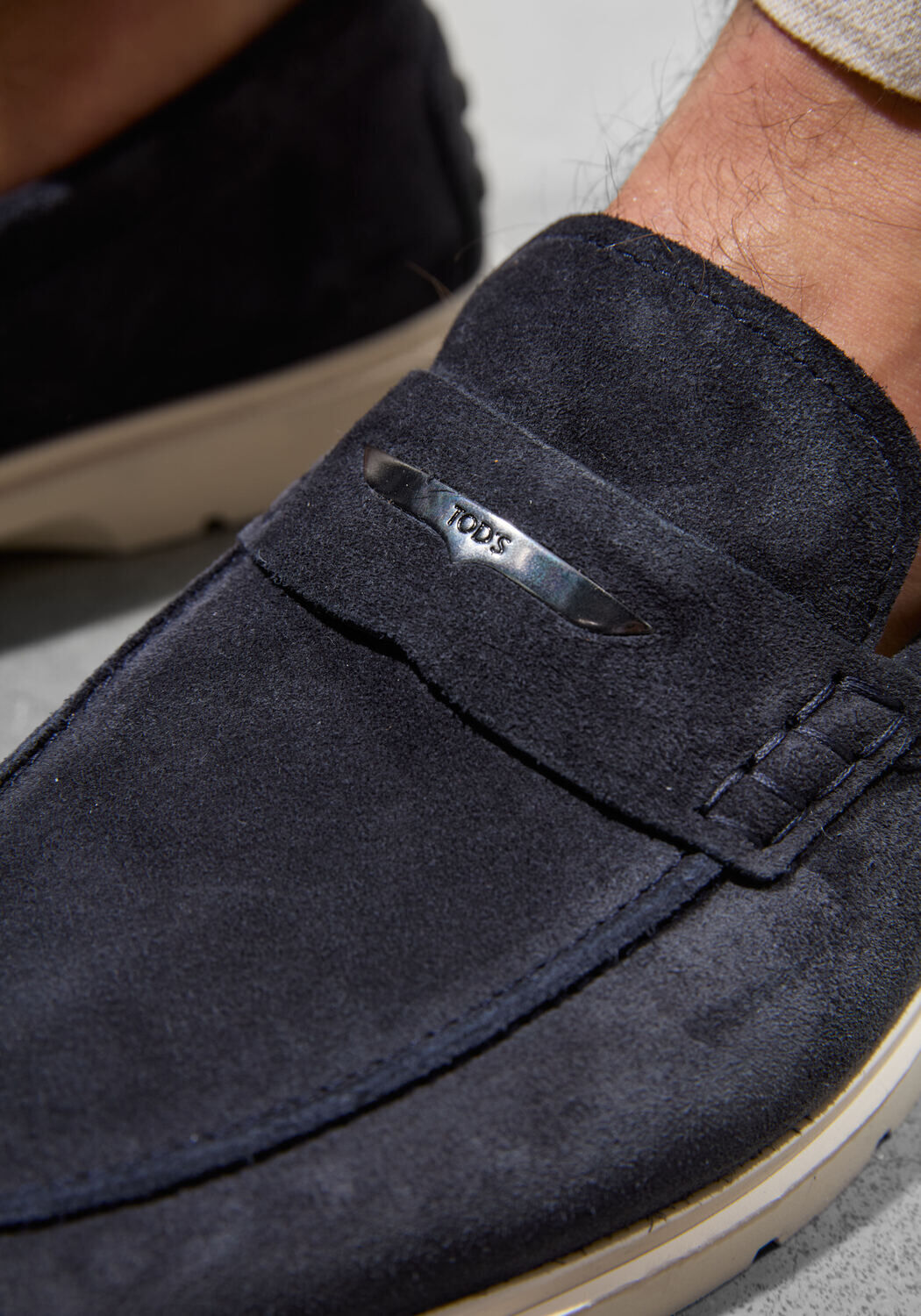 Blauwe TOD'S Instappers BAFFO RUTENIO IBRIDO ESTIVO 59K - large