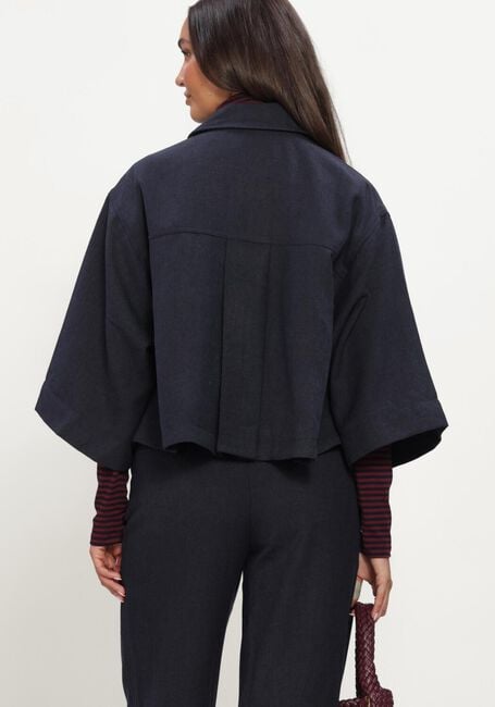 Donkerblauwe RUBY TUESDAY Jassen CLENDEAU PONCHO SHIRT TOP - large