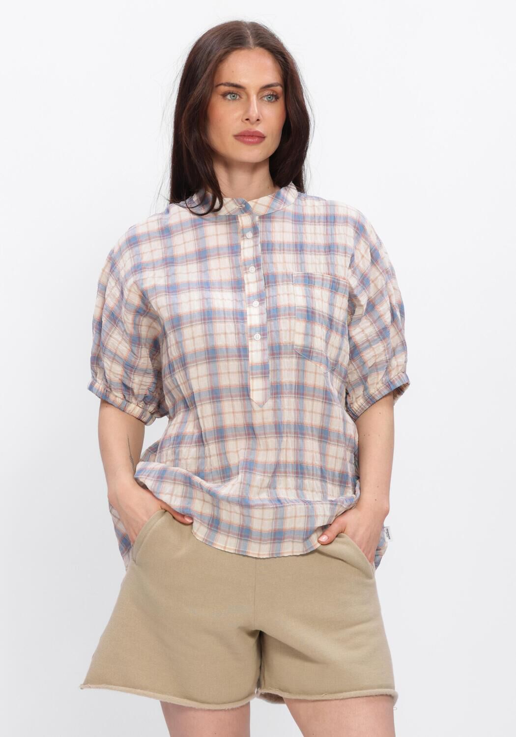 Blauwe PENN & INK Blouses BLOUSE - large