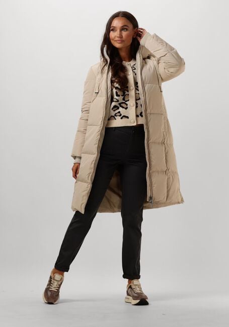 Beige MOS MOSH Gewatteerde jas NOVA SQUARE DOWN COAT - large
