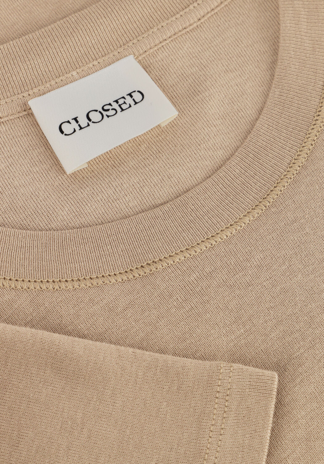 Bruine CLOSED Top CREWNECK SHORTSLEEVE - large
