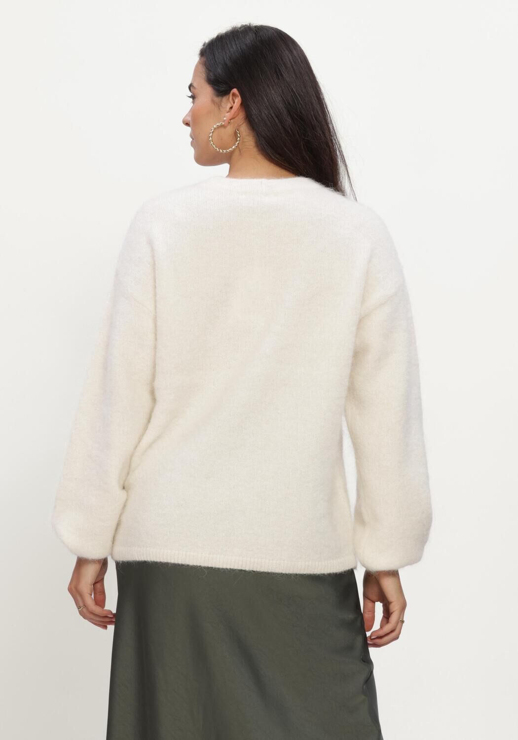 Gebroken wit LINA LOCCHI Trui LL-BENIGNE - large